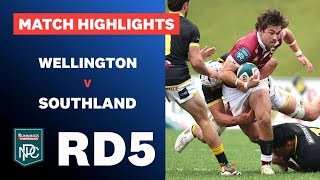 RD 5 HIGHLIGHTS Wellington v Southland Bunnings NPC 2024 [upl. by Aicire885]