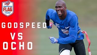 Flag Football Highlights Ochocinco looks to advance his team to 1 Million final  NFL [upl. by Keavy377]