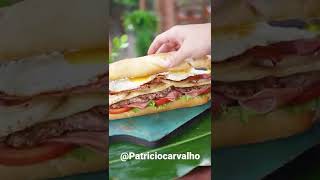 Sanduba insano  Patriciocarvalho shorts food [upl. by Boylan]