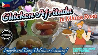 Chicken wings Afritada ni Mama Rosa Ep1 Simple and easy delicious Pinoy cooking Philippine Cuisine [upl. by Aninotna182]