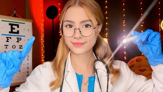 ASMR DETAILED Cranial Nerve Exam FOR SLEEP 👩‍⚕️ Accurate Eye Exam Face Test Medical Roleplay 😴 [upl. by Ewolram]