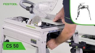 Festool TV Folge 146 CS 50 Kapp und Längsschnitte durch Paneele und Massivhölzer [upl. by Wolcott]