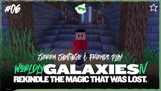 JOURNEY TO THE MINING DIMENSION In NEW Minecraft Questing Modpack WORLDLY GALAXIES IV Episode 6 [upl. by Mari]