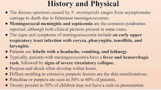 Acute Meningococcal Infection [upl. by Haggi265]