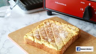 只需攪拌即可 超簡單食譜  簡易日式菠蘿奶酥吐司 How to easy make Melon Bread Toast メロンパントースト 멜론판토스토 [upl. by Ahsian545]