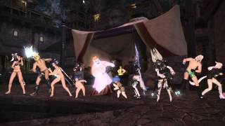 FFXIV Manderville Dance after hours [upl. by Asetal]