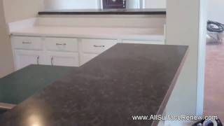 Transforming the Color of Old Corian Counters by Resurfacing [upl. by Candi]