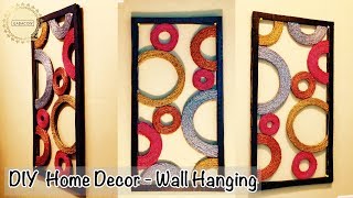 Diy Unique Wall Hanging  Wall Hanging Craft Ideas  diy wall decor  Wall hanging ideas [upl. by Aneeram391]