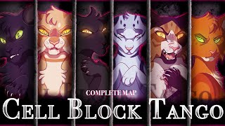 CELL BLOCK TANGO Complete Warrior Cats MAP [upl. by Beall]