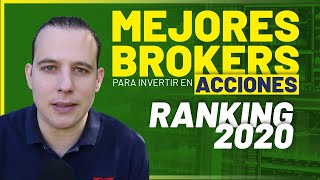 Mejores Brokers para invertir en Acciones  Ranking 2020 [upl. by Diao]