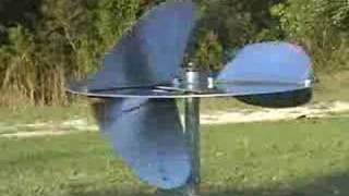 Vertical Axis Disk Wind Turbine [upl. by Haerle573]