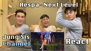 aespa 에스파 Next Level MV ตำนานงูดำกาสะลองซ้องปีบ กลับมาแล้ว  Reaction By Jung Sis [upl. by Amari244]