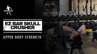 EZ bar skull crusher [upl. by Yale]