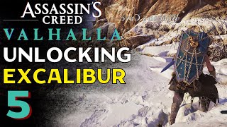 Assassins Creed Valhalla  Unlocking Excalibur  Wiccans Cave  Part 5 [upl. by Solracnauj895]