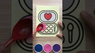 How to draw make up set easy sand painting sandart sandpainting relaxing satisfying [upl. by Enela]