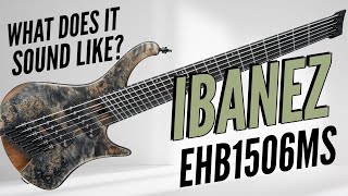 Ibanez EHB1506MS  What Does it Sound Like [upl. by Roana]