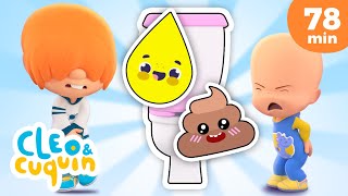 Potty Training Song and more nursery rhymes for Kids by Cleo and Cuquin [upl. by Krefetz]