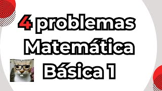 😵🤑 4 Problemas SEMIDIFICILES de Matemática Básica 1  USAC [upl. by Neona]