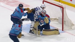 Leafs Goal Disallowed vs Jets for Interference [upl. by Tarah]