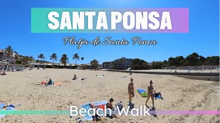 SANTA PONSA MALLORCA SPAIN BEACH WALK 2024 [upl. by Aracal]