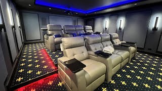 924 THX OUT OF THIS WORLD Klipsch Setup  Seatcraft Home Theater Seating  EP 37 [upl. by Yrac]