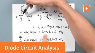 Solving Diode Circuits  Basic Electronics [upl. by Nagaek506]