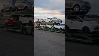 NEW AIXAM 2024 on LOHR Car Transport shorts microcar 2024 автовозпоевропе aixam [upl. by Dihgirb]