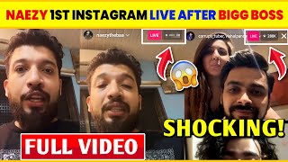 Naezy Instagram Live After Bigg Boss Ott 3 Finale 😱  Naezy live Instagram Watching  Neuz Man [upl. by Atoiganap501]