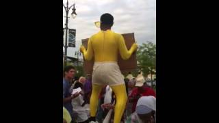 American Idol Auditions Detroit Banana man suit [upl. by Circosta]