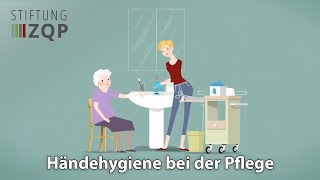 Händehygiene in der Pflege  ZQPErklärfilm [upl. by Rocky]