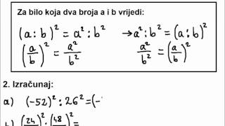 Kvadrat količnika i količnik kvadrata [upl. by Hagai547]