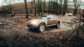 V10 TDI Touareg OffRoading at Parkwood OffRoad Centre  Full Video [upl. by Icul]