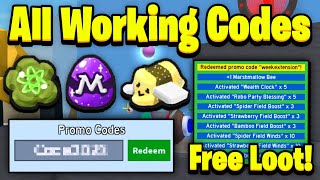 ALL Working Codes 2023  Bee Swarm SImulator [upl. by Kedezihclem]