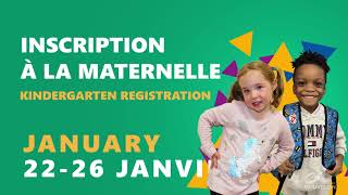 Inscription à la maternelle du 22 au 26 janvier 2024 [upl. by Skvorak55]