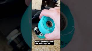 Quick Bearing Removal from Skate Wheels  Roller Skate Tips [upl. by Hurwitz]