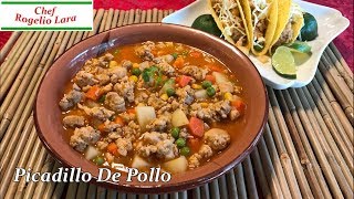 PICADILLO DE POLLO  RECETA DELICIOSA [upl. by Norrabal760]