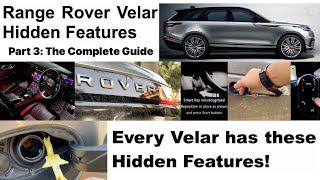 Range Rover Velar Hidden Features  Part 3 The Complete Guide [upl. by Enaasiali889]