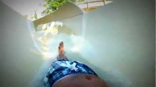 POV Water Slide at Michigans Adventure  GoPro  HD [upl. by Yeroc618]