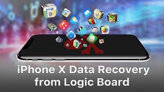 iPhone X Data Recovery From Logic Board  Chips Transferring [upl. by Nnaynaffit151]