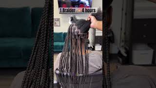 Have you mastered your parting maps 👀 braidschool howto braider knotlessbraids [upl. by Garnes894]