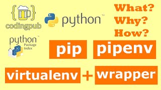 Python How to use Pip Virtualenv Virtualenvwrapper and Pipenv on Ubuntu 2004 [upl. by Yseulta]