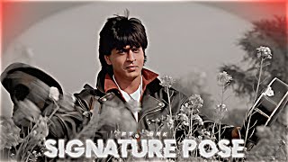 SRK SIGNATURE POSE  Srk Edit  Srk Whatsapp Status  Signature Pose [upl. by Ellard]