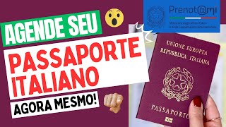 Passaporte Italiano  Como conseguir agendamento Prenotmi  Dicas  Cidadania Italiana [upl. by Yud]