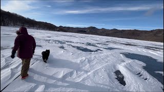 湖の上を歩ける場所がある【大沼湖】 [upl. by Nelloc]