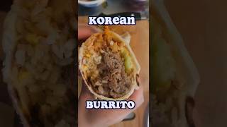 Korean burrito 🌯 😲 foodie foodlover burrito asianfusion [upl. by Ewart]