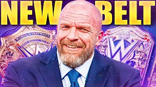 Triple H Reveals New WWE Championship ITS BAD [upl. by Durarte]