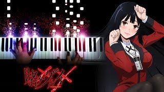 Kakegurui×× Season 2 OP quotKono Yubi Tomarequot  JUNNA Piano [upl. by Adnilreb]