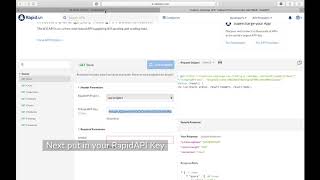 RapidAPI for Google Sheets [upl. by Anaynek194]