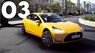 Taxi Life A City Driving Simulator  Part 3  I Bought a Tesla [upl. by Airamasor]