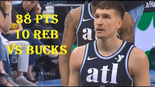 Bogdan Bogdanovic 38 Pts 10 Reb Milwaukee Bucks vs Atlanta Hawks HIGHLIGHTS [upl. by Micaela]